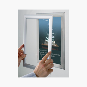 Cadres SNAP double face pour vitrine