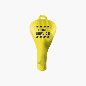 Housses M1 jaune HORS SERVICE pour extincteur portatif