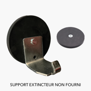 Support magnétique antigliss noir