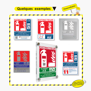 Panneaux Classes de feu personnalisés